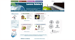 Desktop Screenshot of lavorosalute.it